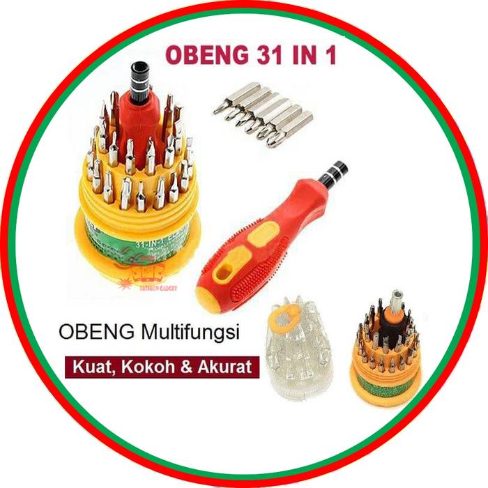 Obeng Set Laptop Obeng 31 in 1 Obeng Elektronik Reparasi 31in1 Obeng Set Magnetic 31 in 1 Obeng Lapt