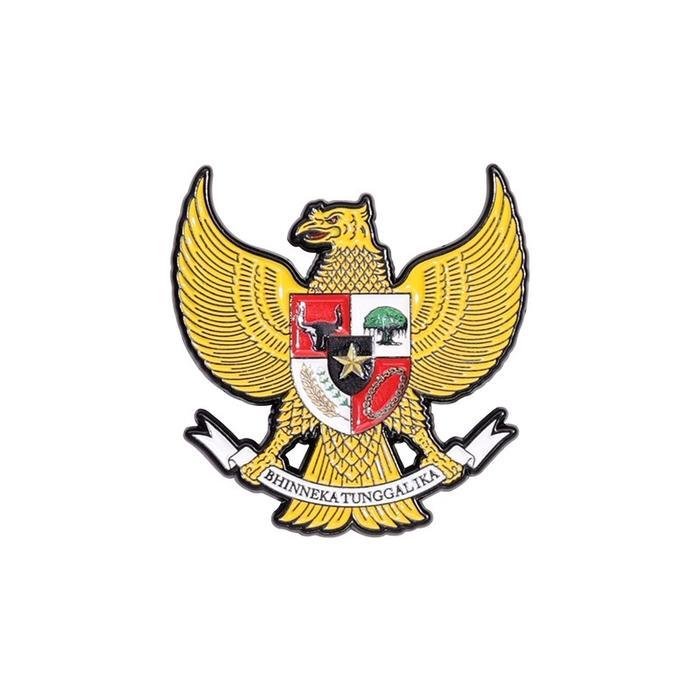 Pin Bros Enamel Bhinneka Tunggal Ika Indonesia Negara Persatuan GROSIR - 1