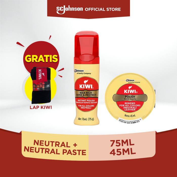 KIWI Paste SP Neutral 45ml + SP Neutral 75ml FREE Lap Kiwi Promo