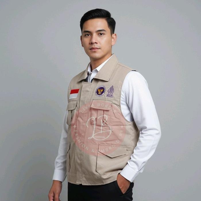 Rompi Halal Indonesia Rompi Kemenag Rompi Pendamping Proses Produk Halal Bordir Komputer