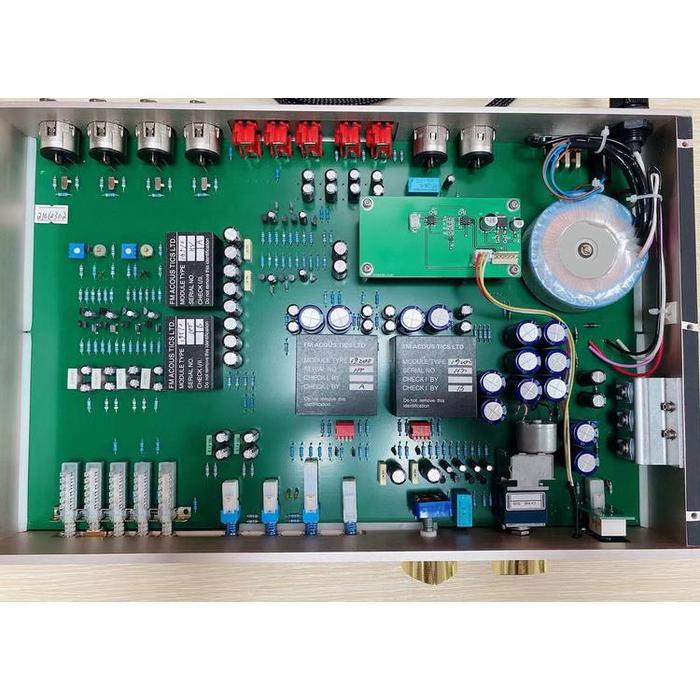 1:1copy/study Swiss FM255 MK2R balanced preamp, crack the original 19510A+19200 module, frequency re