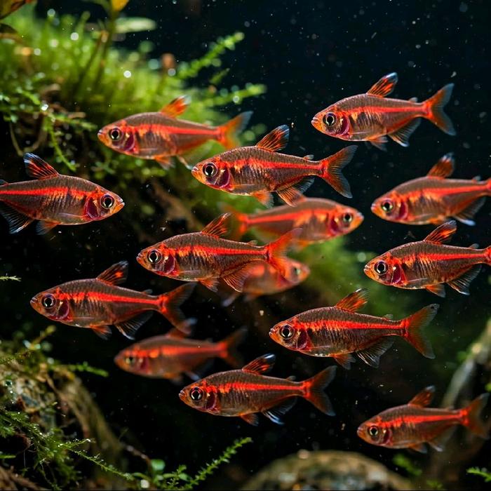 ikan tetra neon api