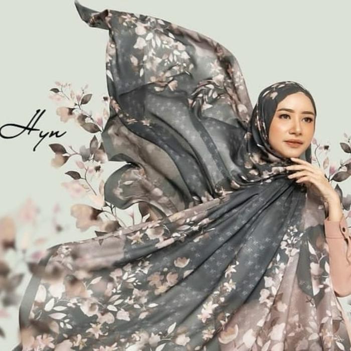 Preloved Hijab Heaven Lights Square Muslim Empat Voal Wanita Kerudung Segi