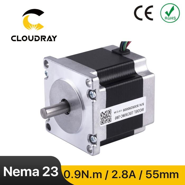 Nema23 Stepper Motor 57mm 90Ncm 2.8A 2 Phase Stepper Motor 4-lead