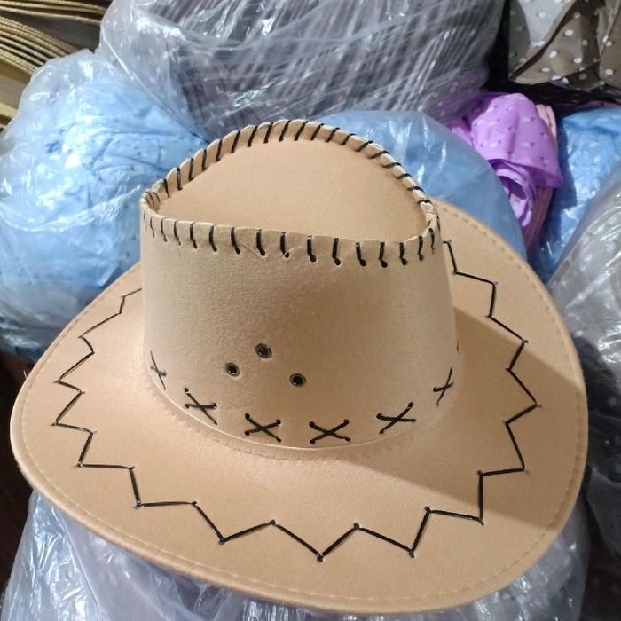 Topi koboi Dewasa Koboi Pria Dan wanita Koboi Zig-zag