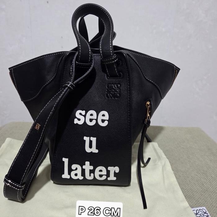 Tas LW HAMMOCK BLACK LEATHER RARE ITEM