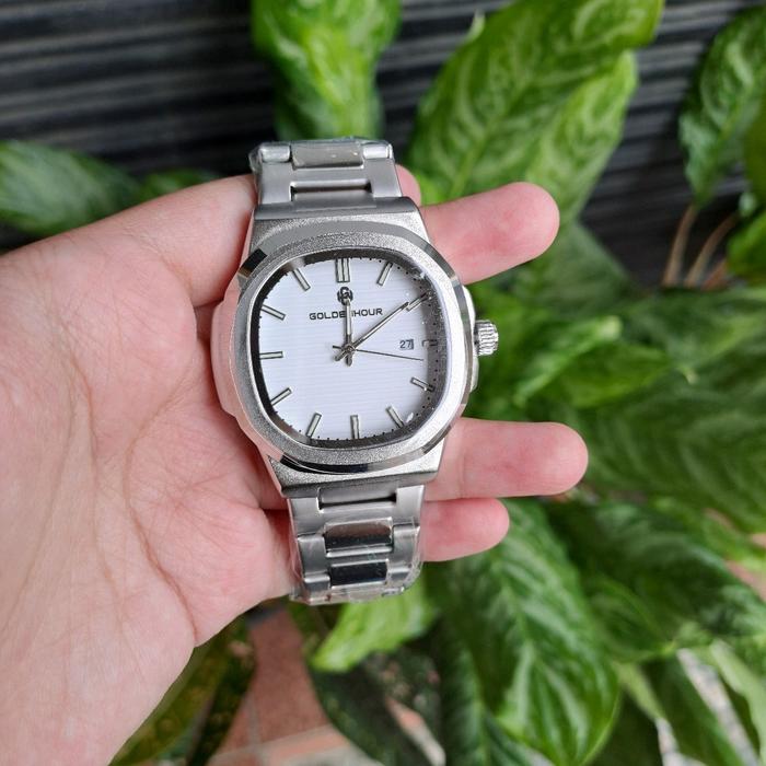 (EKSKLUSIF) JAM TANGAN ANALOG PRIA GOLDEN HOUR GH-139 ORIGINAL ANTI AIR LUMINOUS DISPLAY Watches mur