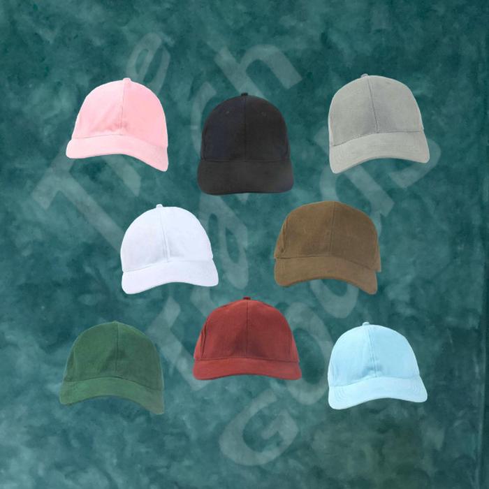 Baseball Cap, Topi Baseball, Baseball Cap Polos, Topi Baseball Polos