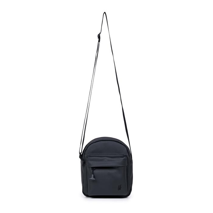 HIGEND X JYF - Nexo Black Sling Bag Resleting Minimalis Compact Multifungsi Zip Selempang