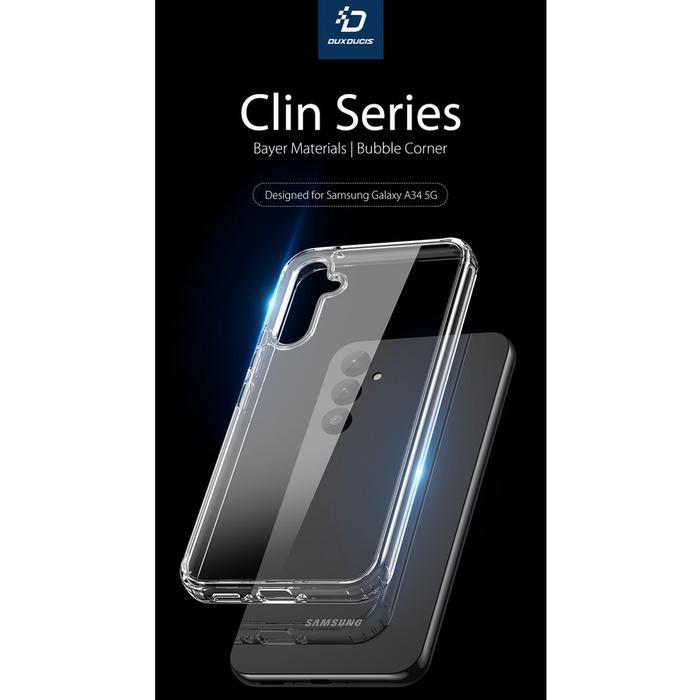 Case Samsung A54 5G/ Samsung A34 5G Dux Ducis Clin Series Clear Cover Case Terbaru