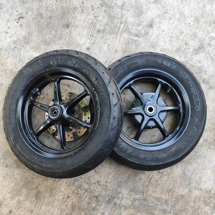 Velg Depan Belakang Yamaha Freego Filano Fazzio Ring 12 Original Copotan