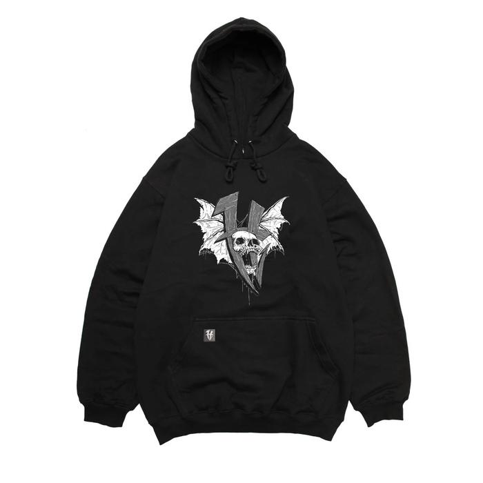 Huskey Clothing - hoodie Logo Darkness Skeleton Bat | jaket pria | jaket hoodie Kece Keren