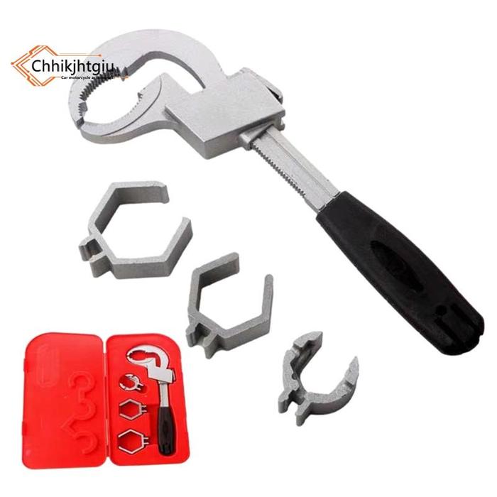 Universal Wrench Adjustable Double-Ended Wrench Kunci Pas Multifungsi