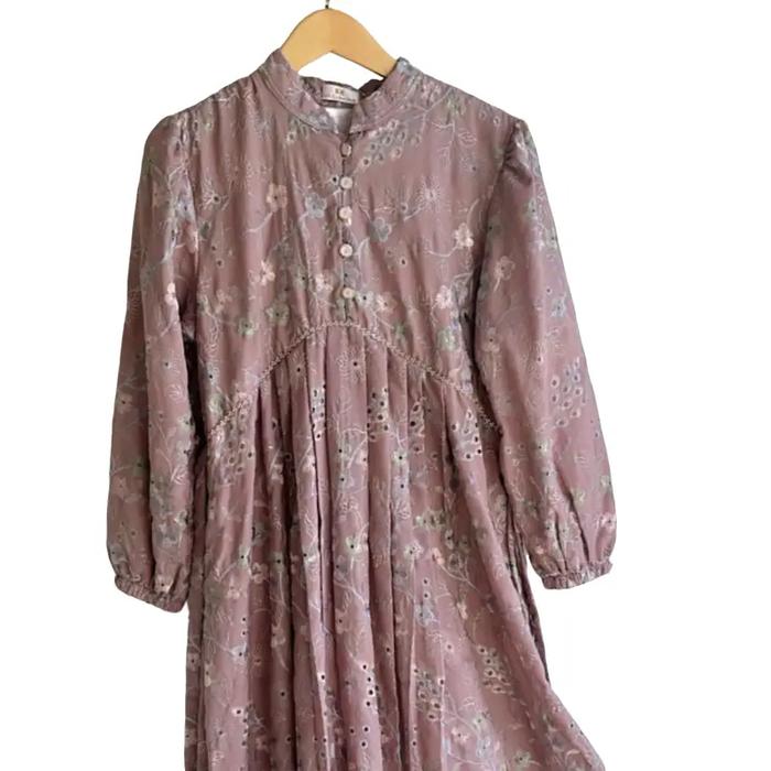 Gamis kabol,material bahan katun kabol,all size,panjang 145cm,