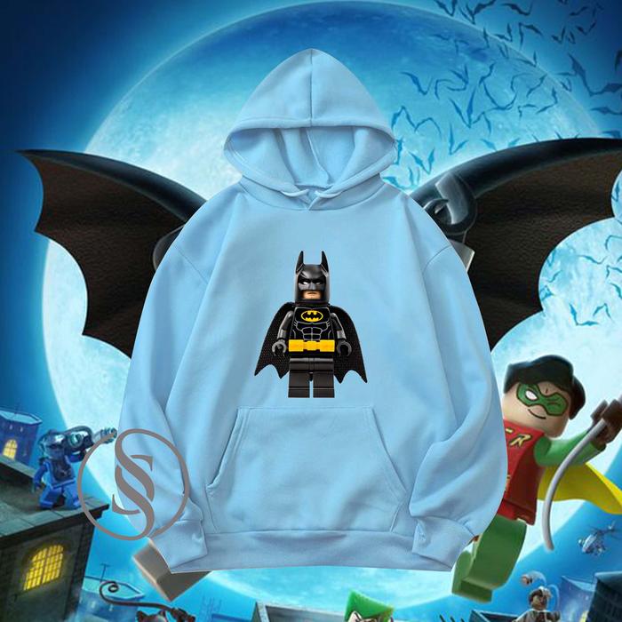 Jaket Hoodie Anak Anak Lego Batman / Sweater Anak Lego Batman
