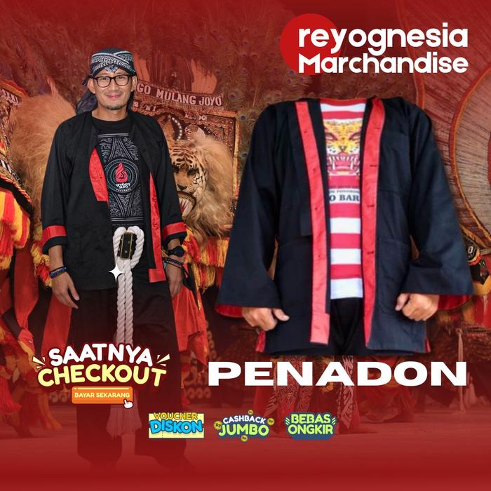 Penadon Ponorogo Kesenian Reog - Berbagai Ukuran Tersedia - Pria, Celana, Boxing
