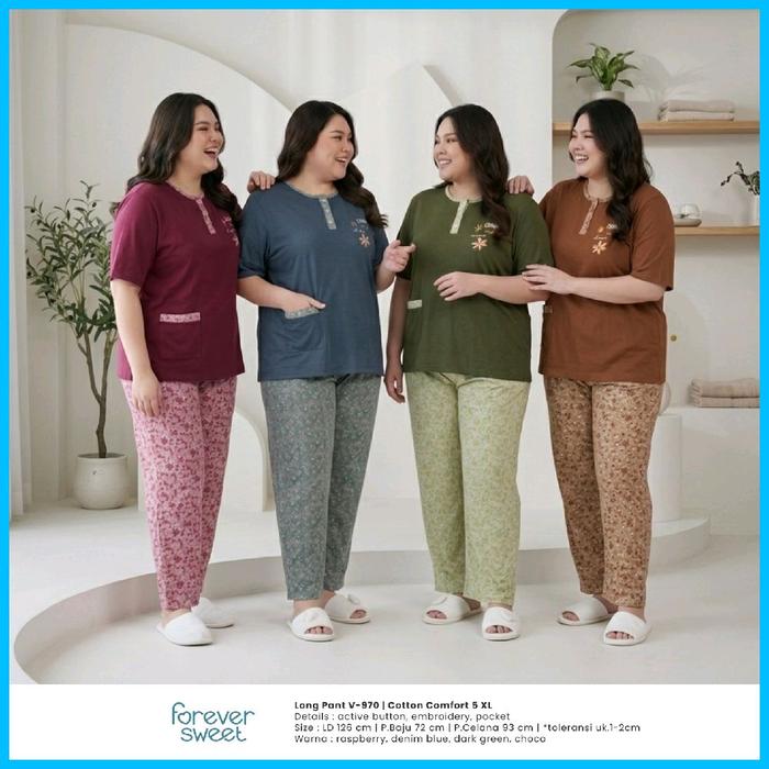 FOREVER SWEET BAJU TIDUR CP JUMBO 5XL