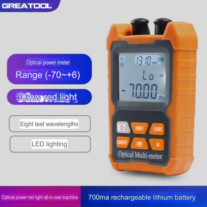 Optical Power Meter 3 in 1 / OPM Mini Optical Power Meter Mini -70~+6dBm