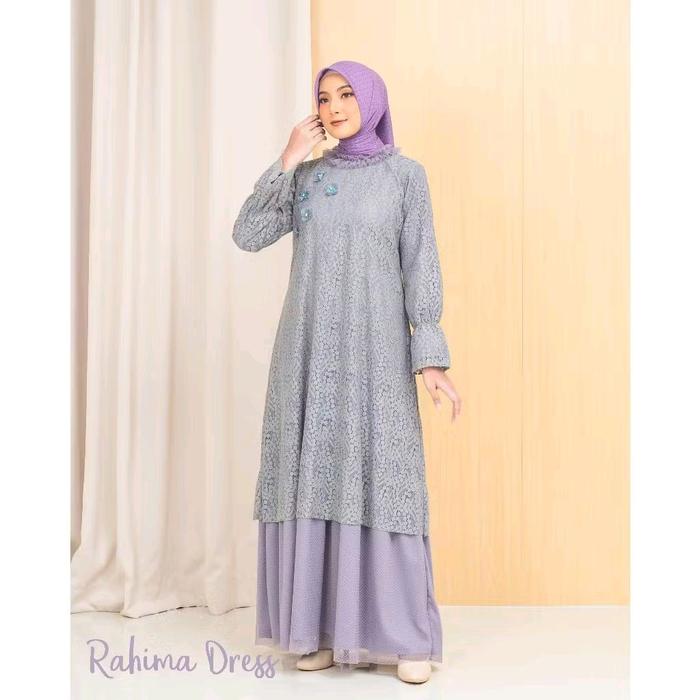 RAHIMA DRESS BY ZALIFA TUNIK TERBARU BISA COD
