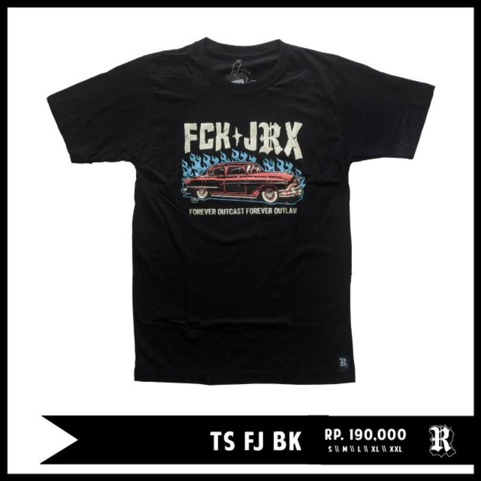 [HOT] RMBL KAOS / TSHIRT FCK JRX V2 BLACK / TS FJ BK