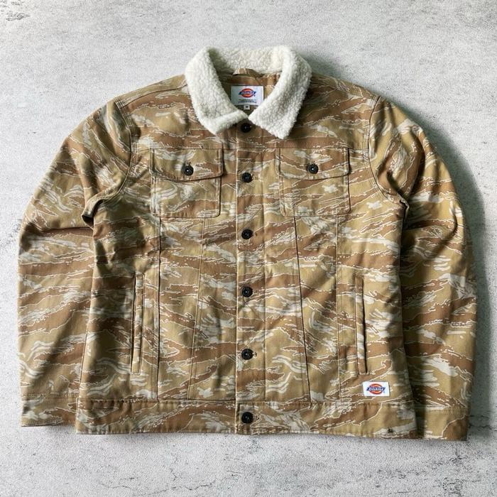 Rare Dickies Dessert Camo Sherpa work jacket authentic original