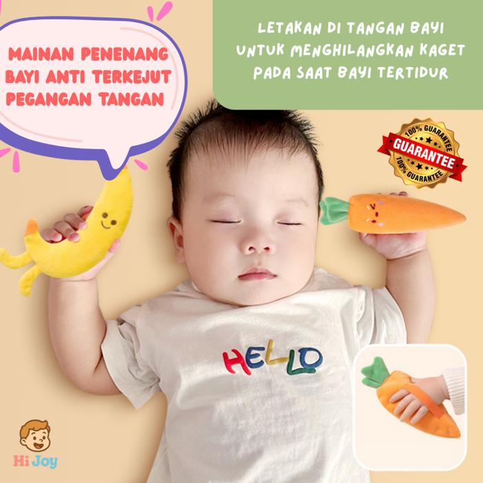 Boneka Genggam Penenang Bayi Anti Kaget - Bantu Redakan Rewel Tidur Tenang- Bahan Lembut Aman
