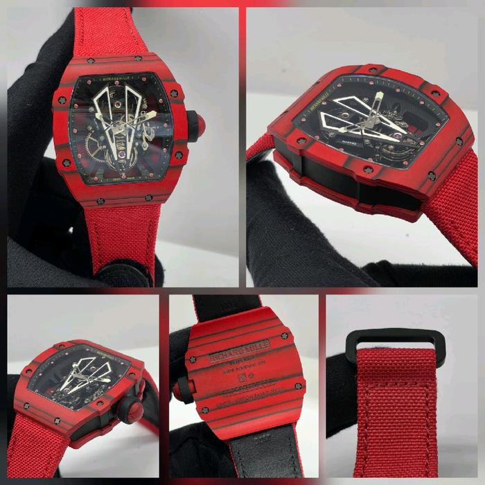 RM27-03 Tourbillon Swiss RMF Automatic Manual Winding Red Dial