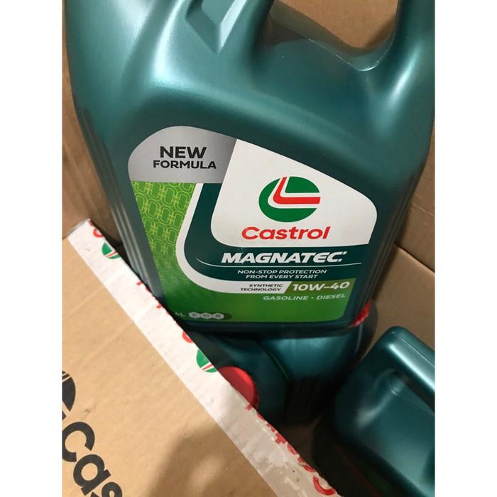 oli mesin castrol 10w 40 magnatec 4L (bonus oli filter)