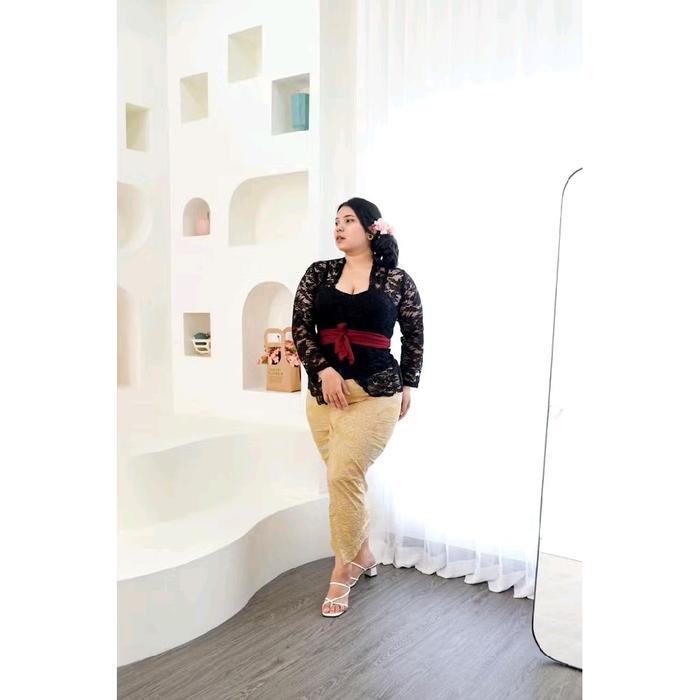 one set kebaya jumbo brokat sofia strait / kebaya bali brokat /