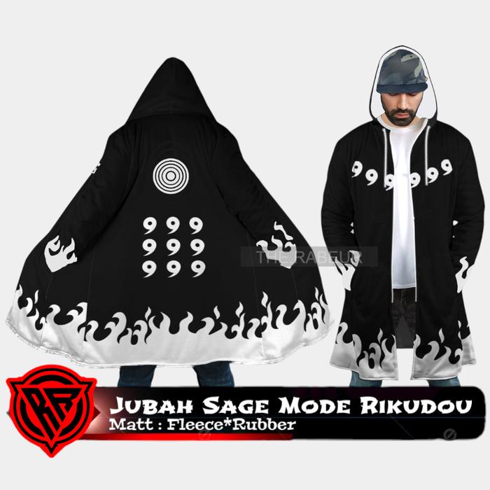 Jaket Anime Jubah Naruto Sage Mode Rikudou
