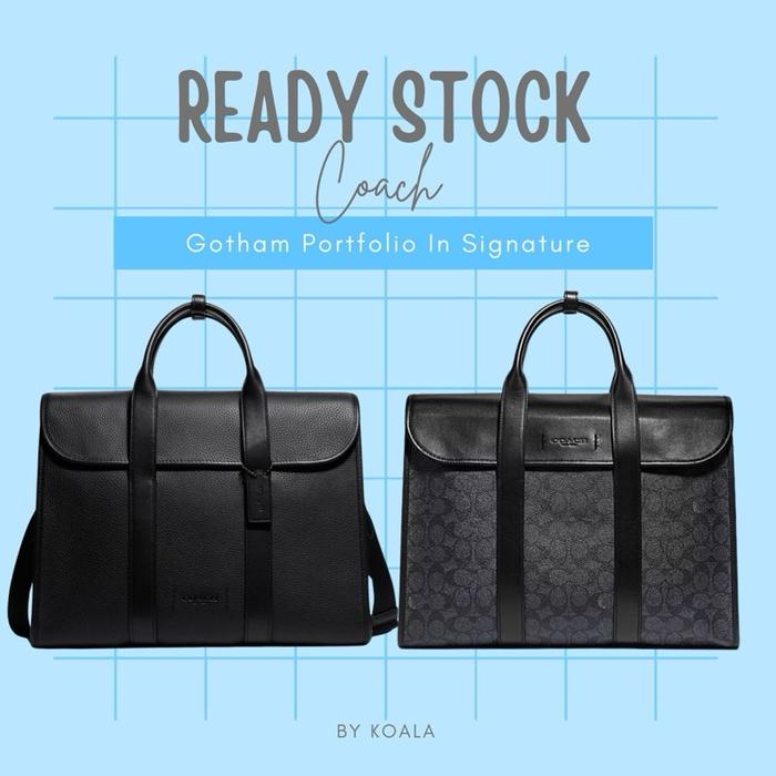 Tas Coach Gotham Portfolio In Signature Pria