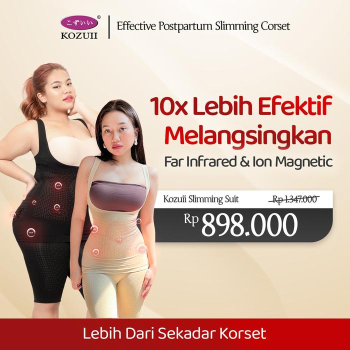 Kozuii Slimsuit-Full-Bodysuit Wanita Kozuii Suit Shapewear-All Size