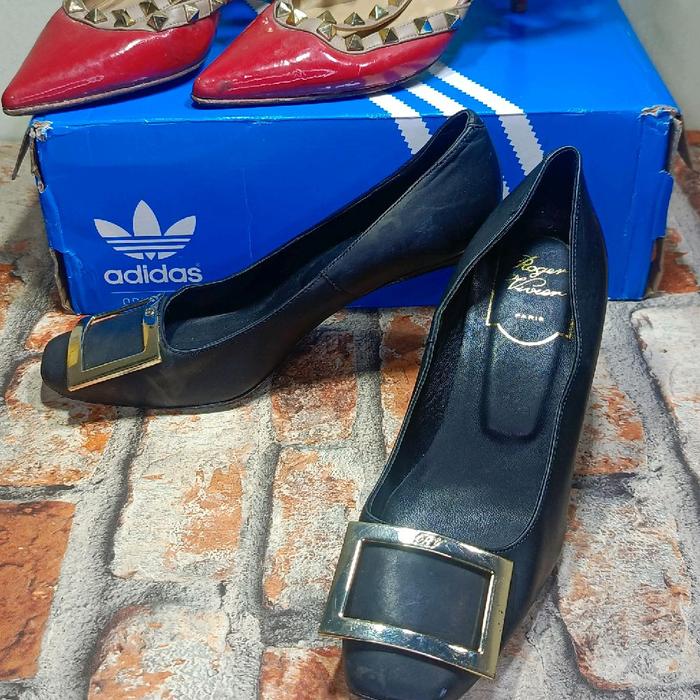 Preloved Sepatu Trompette Heels ROGER VIVIER MADE IN ITALY #34 / 21,5cm