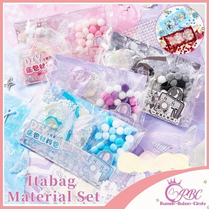 Geva Penjual Lokal Diy Itabag Material Set Retro Aksesoris Logam Pita Bahan Bola Rambut Diy Kreatif