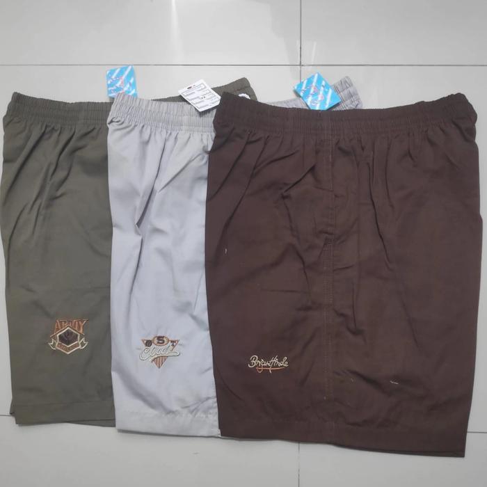 Celana Pendek Hawai /Santai Pria/Wanitafit Super Jumbo