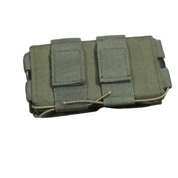 Pouch hp / sarung hp horizontal hijau brimob 6inci