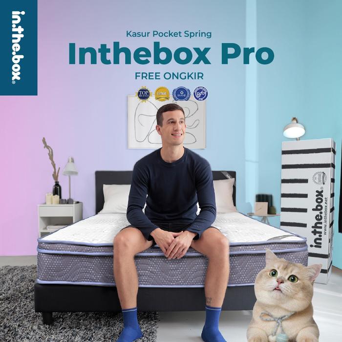 INTHEBOX Pro Kasur Spring Bed Bonell- GRATIS Bantal | Kasur Ukuran 90x200, 100x200, 120x200, 140x200