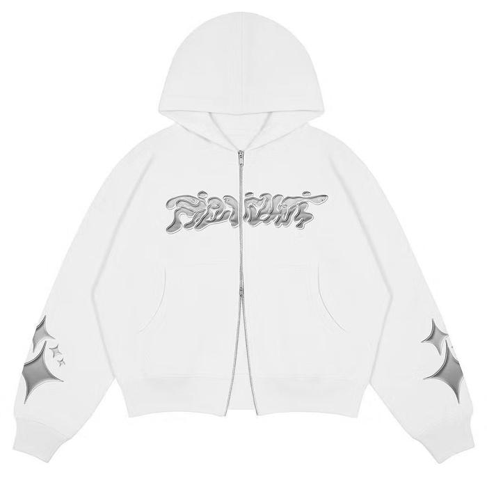 Polos ID.LUKS | HOODIE DOUBLE ZIPPER BOXY | NEREGULAT Pria Fleece Sablon Sweater Sweatshirt Halfzipp