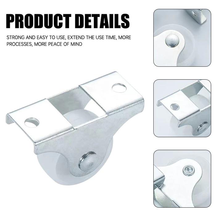 RODA TROLI KASTOR NYLON ETALASE 1 INCH MATI