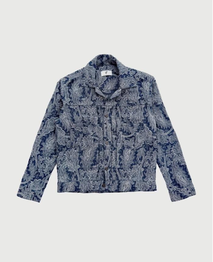 Ranchero Jacquard Paisley Denim Jacket