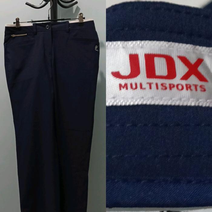CELANA BAHAN CEWEK NAVY JDX