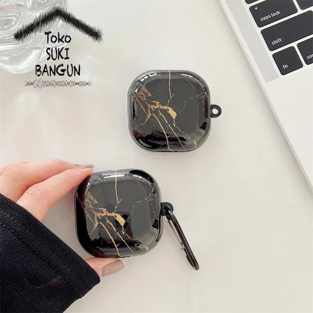 Case untuk Samsung Galaxy Buds Core / FE / Buds 2 Pro / Buds 2 / Buds2 / Buds Live / Buds Pro MARBLE