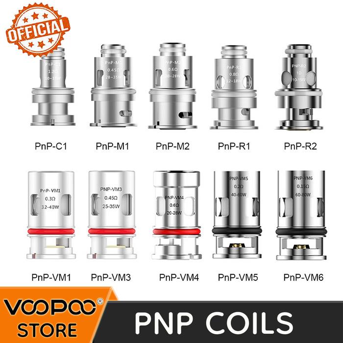 VOOPOO PnP VM1/VM2/VM3/VM4/VM5/VM6/TM1/M2 Mesh Coil 0.3 0.45 0.6 0.2