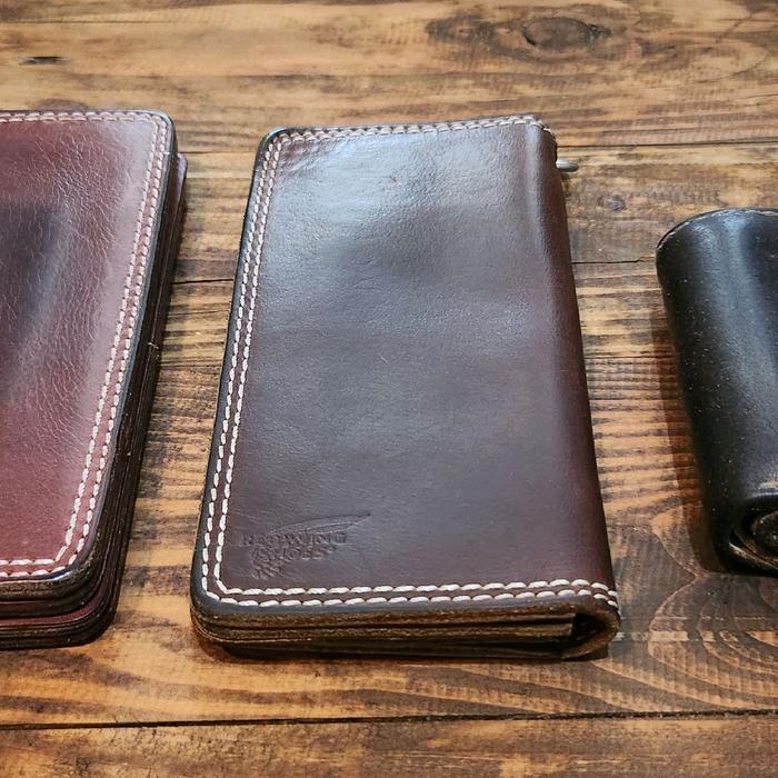 Red Wing Long Wallet Copper Rough