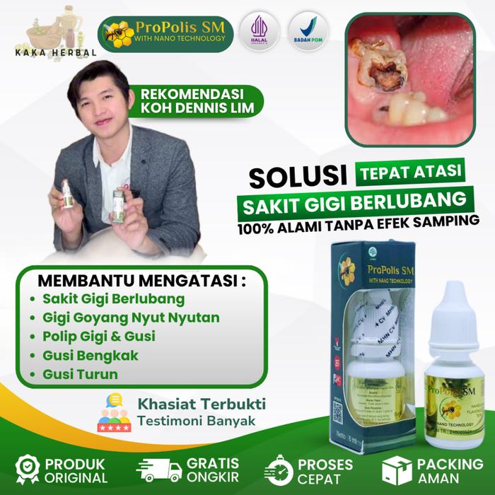 OBAT SAKIT GIGI BERLUBANG, AKAR GIGI, GIGI GOYANG NYUTNYUTAN, RESESI GUSI, POLIP GIGI, GUSI TURUN, G