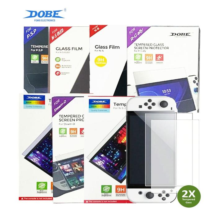 DOBE Tempered Glass Nintendo Switch 2 OLED PS Portal PS5 Rog Ally Steam Deck Isi 2 Screen Protector 