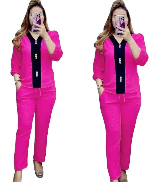 Baju setelan wanita remaja terbaru/ setcel panjang remaja Polos Katun Rayon