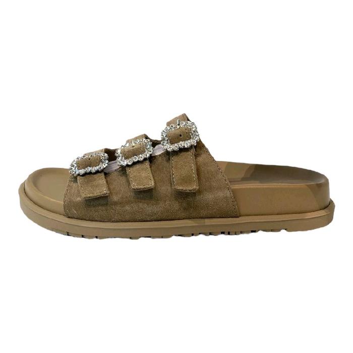 Rotelli Comfort Sandal Art 705 Taupe dan Hitam dengan Desain Elegan dan Nyaman untuk Penggunaan Seha