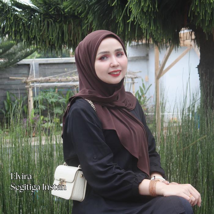 ALQIA HIJAB KODIan Jilbab Instan Dayli ALQIA Hijab ELVIRA Premium Jersey, Nyaman dan Canti -Panjang 