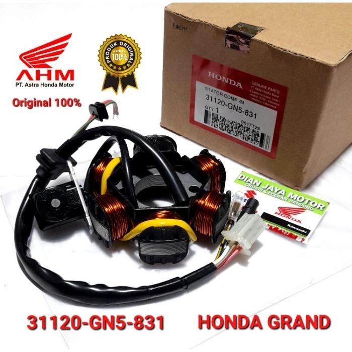 SPUL STATOR ASSY AHM GN5 GRAND 31120GN5831 ORIGINAL HONDA GENUINE PARTS HGP SPOOL SEPUL ORI AHM PENG